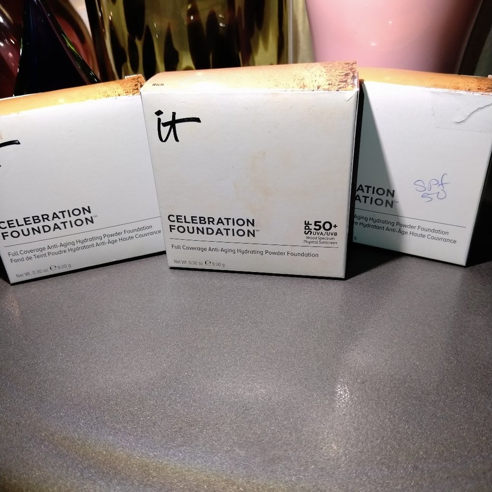 🔥Brand New!I🔥IT, CELEBRATION FOUNDATION 3pc  in Rich(color)